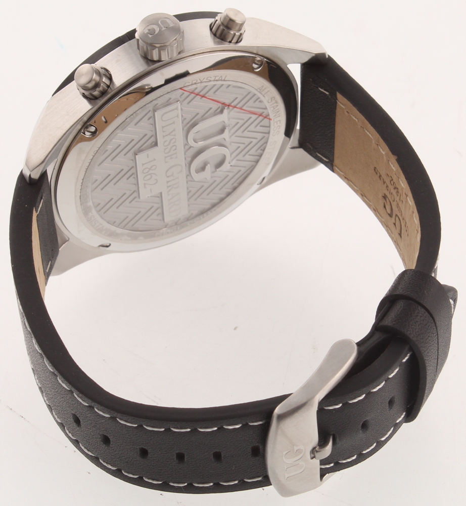 Ulysse Girard Bombardier Men's Chronograph Watch at PristineAuction.com Ulysse Girard Bombardier Men's Chronograph Watch at PristineAuction.com