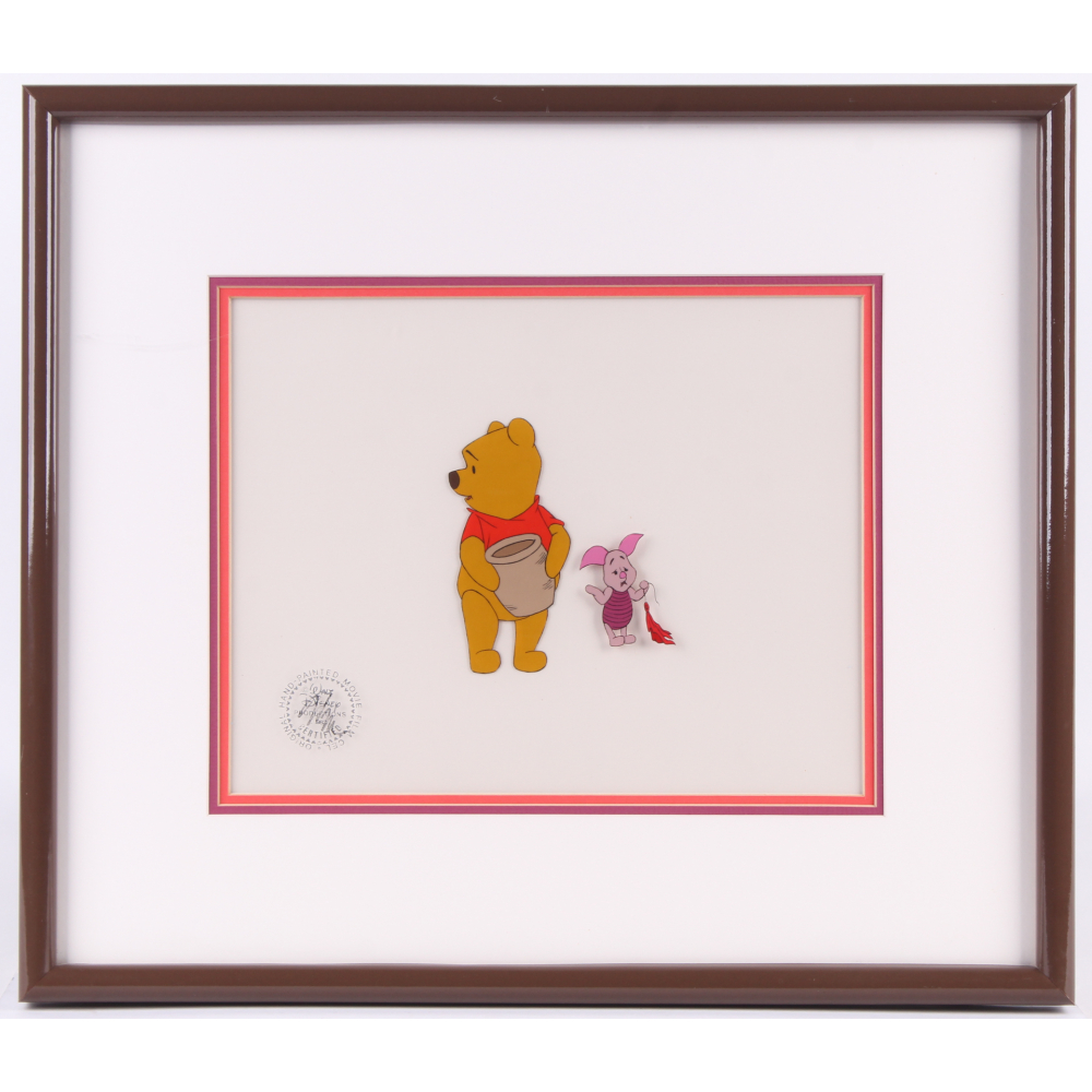 Walt Disney's "WinniethePooh" 15.5x18.5 Custom Framed HandPainted