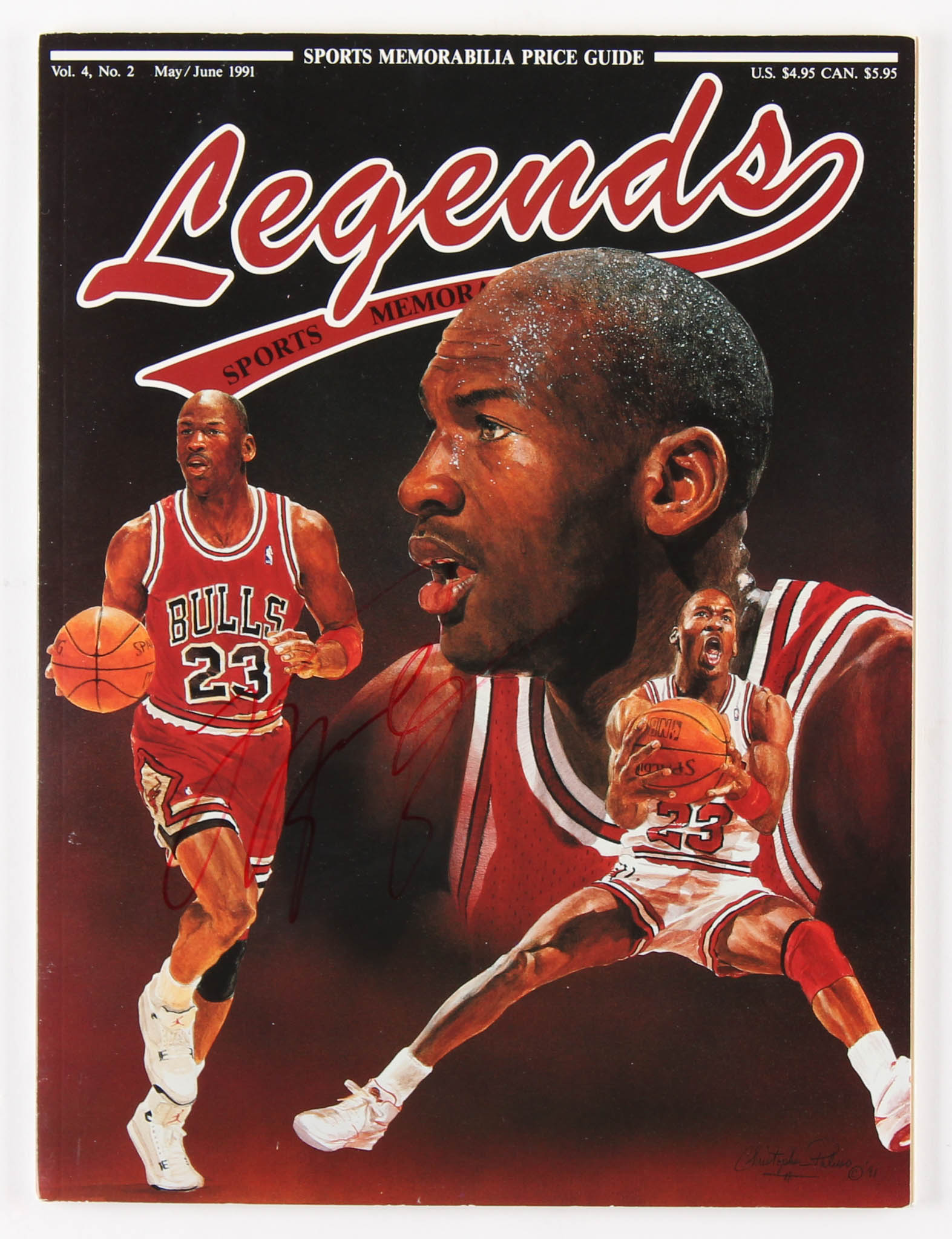 Michael Jordan Signed Legends Sports Memorabilia Magazine (JSA ALOA) at PristineAuction.com Michael Jordan Signed Legends Sports Memorabilia Magazine (JSA ALOA) at PristineAuction.com