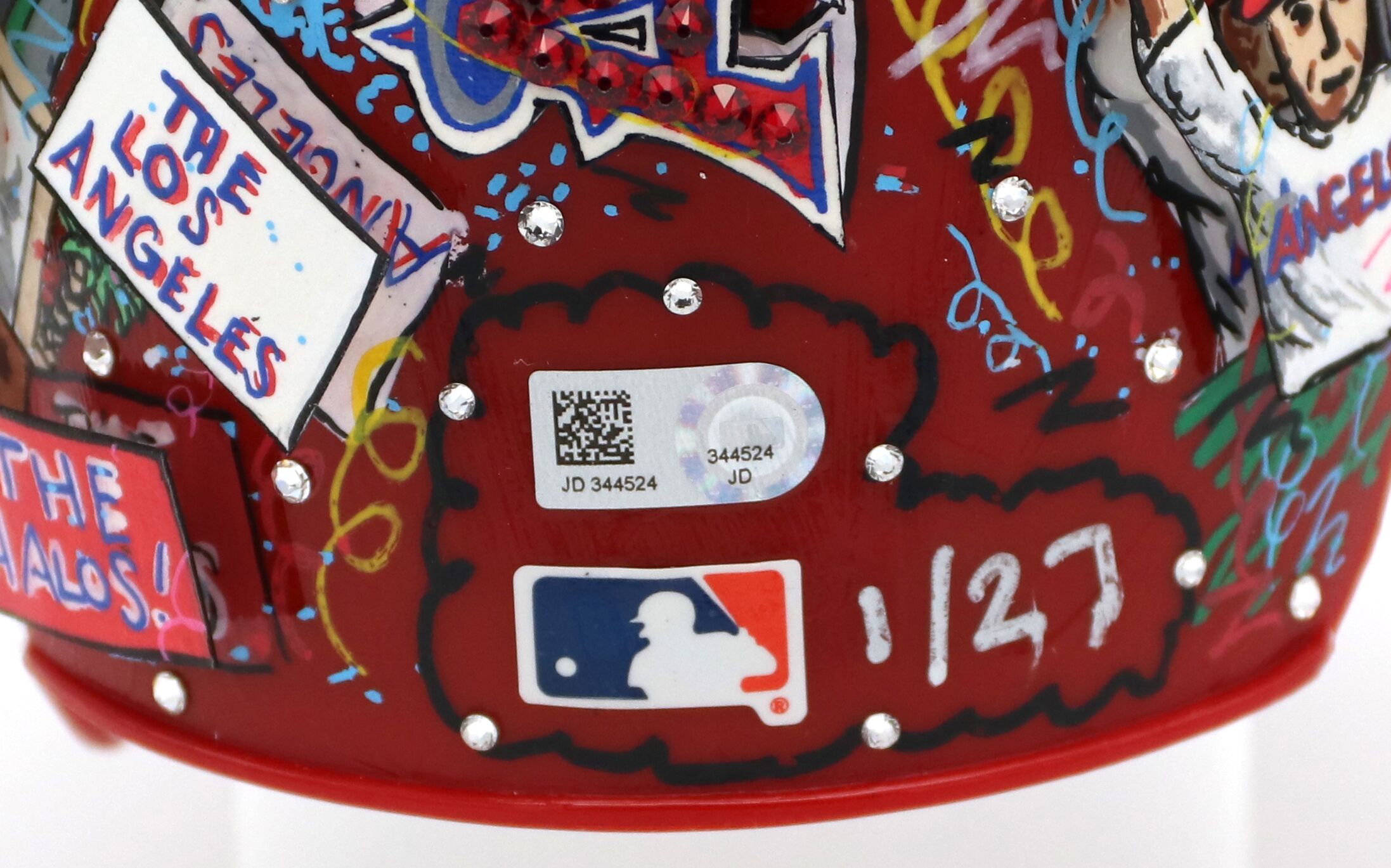 Mike Trout Signed Los Angeles Angels LE Mini Batting Helmet Inscribed "Kiiiiid" Hand-Painted by Charles Fazzino (MLB Hologram & Fazzino LOA) at PristineAuction.com Mike Trout Signed Los Angeles Angels LE Mini Batting Helmet Inscribed "Kiiiiid" Hand-Painted by Charles Fazzino (MLB Hologram & Fazzino LOA) at PristineAuction.com