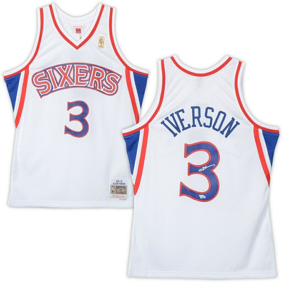 Allen Iverson Signed 76ers Jersey (Fanatics Hologram) at PristineAuction.com Allen Iverson Signed 76ers Jersey (Fanatics Hologram) at PristineAuction.com