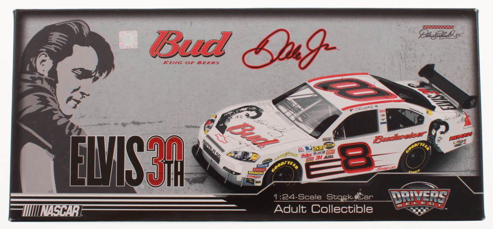 Dale Earnhardt Jr. LE 2007 Impala SS #8 Budweiser / Elvis 30th Anniversary 1:24 Scale Die Cast Car at PristineAuction.com Dale Earnhardt Jr. LE 2007 Impala SS #8 Budweiser / Elvis 30th Anniversary 1:24 Scale Die Cast Car at PristineAuction.com