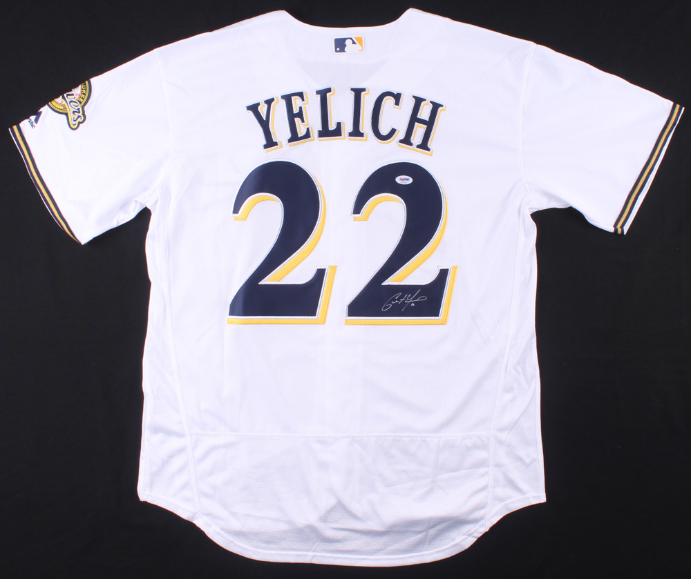 Christian Yelich Signed Milwaukee Brewers Jersey (PSA COA) at PristineAuction.com Christian Yelich Signed Milwaukee Brewers Jersey (PSA COA) at PristineAuction.com