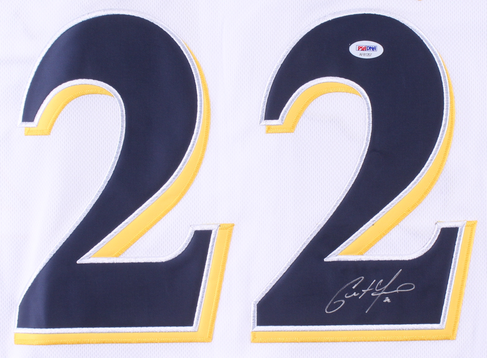 Christian Yelich Signed Milwaukee Brewers Jersey (PSA COA) at PristineAuction.com Christian Yelich Signed Milwaukee Brewers Jersey (PSA COA) at PristineAuction.com