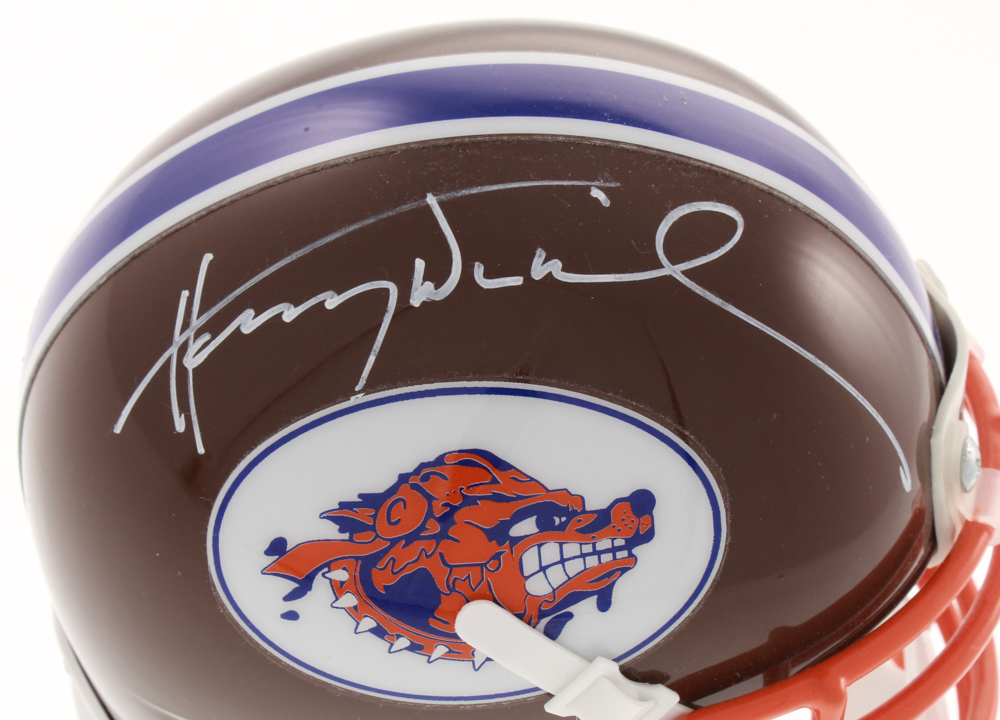 Henry Winkler Signed "The Waterboy" SCLSU Mud Dogs Mini Helmet (Schwartz COA) at PristineAuction.com Henry Winkler Signed "The Waterboy" SCLSU Mud Dogs Mini Helmet (Schwartz COA) at PristineAuction.com