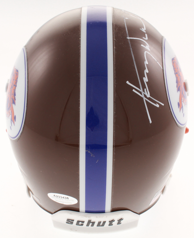 Henry Winkler Signed "The Waterboy" SCLSU Mud Dogs Mini Helmet (Schwartz COA) at PristineAuction.com Henry Winkler Signed "The Waterboy" SCLSU Mud Dogs Mini Helmet (Schwartz COA) at PristineAuction.com