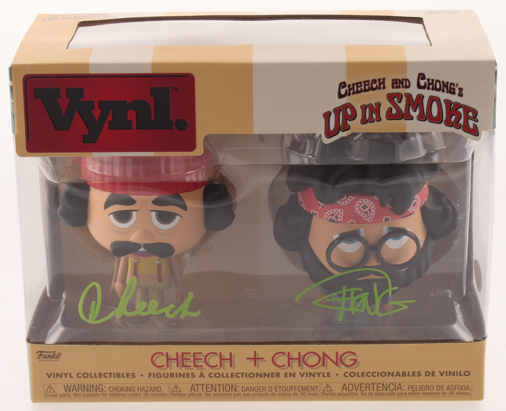 Cheech Marin & Tommy Chong Signed "Up in Smoke" Funko Pop Vinyl Figures (JSA COA) at PristineAuction.com Cheech Marin & Tommy Chong Signed "Up in Smoke" Funko Pop Vinyl Figures (JSA COA) at PristineAuction.com