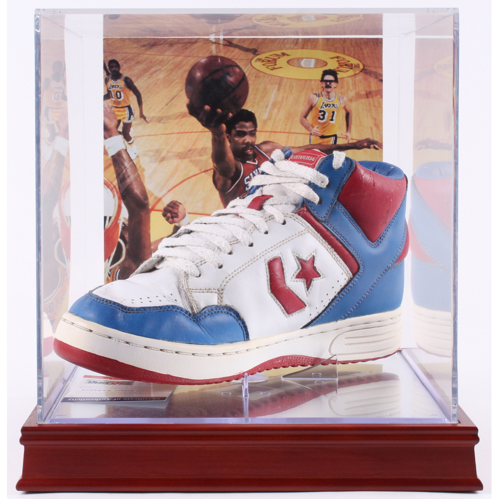 Julius "Dr. J" Erving Signed Vintage Converse Basketball Shoe with High