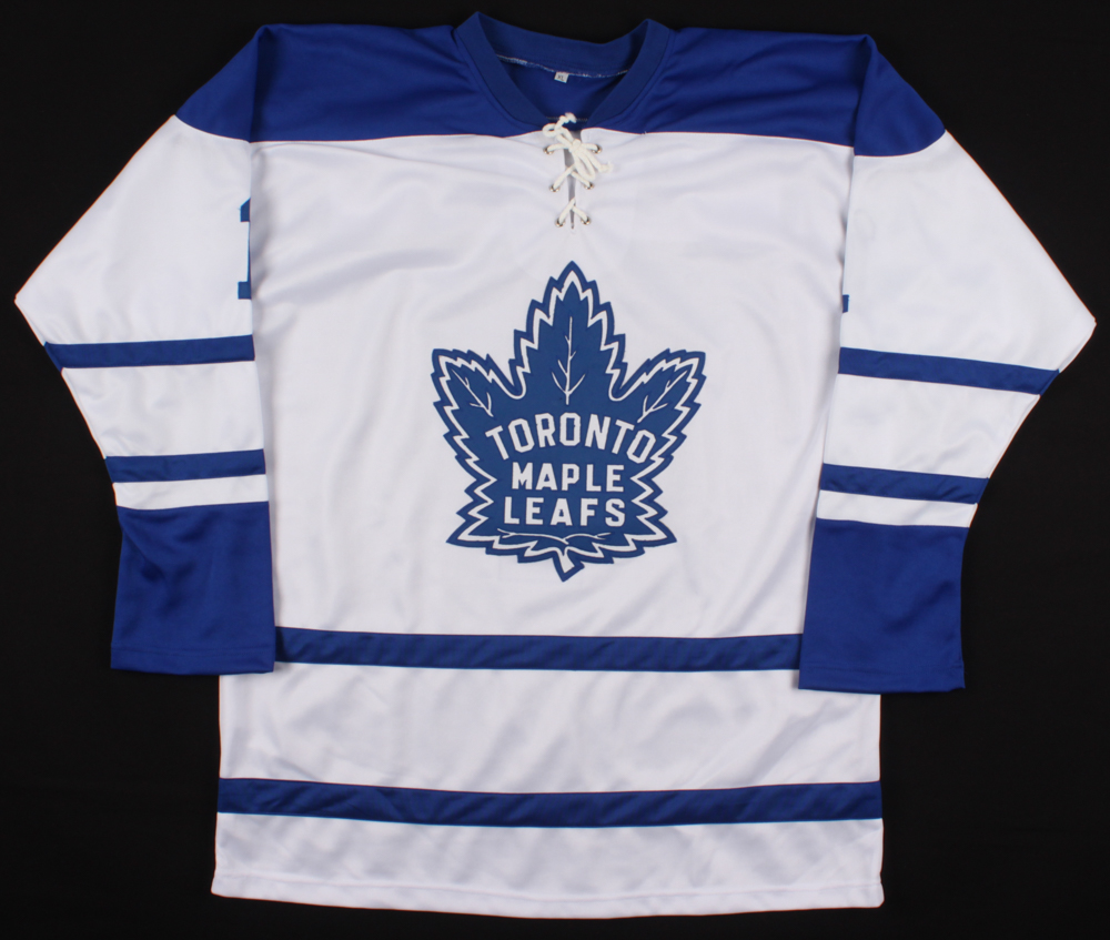 Johnny Bower Signed Jersey Inscribed "China Wall" & "HOF 76" (JSA COA) at PristineAuction.com Johnny Bower Signed Jersey Inscribed "China Wall" & "HOF 76" (JSA COA) at PristineAuction.com