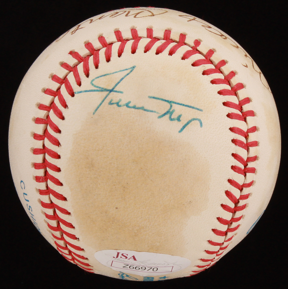 Mickey Mantle, Willie Mays & Duke Snider Signed OAL Baseball (JSA LOA) at PristineAuction.com Mickey Mantle, Willie Mays & Duke Snider Signed OAL Baseball (JSA LOA) at PristineAuction.com