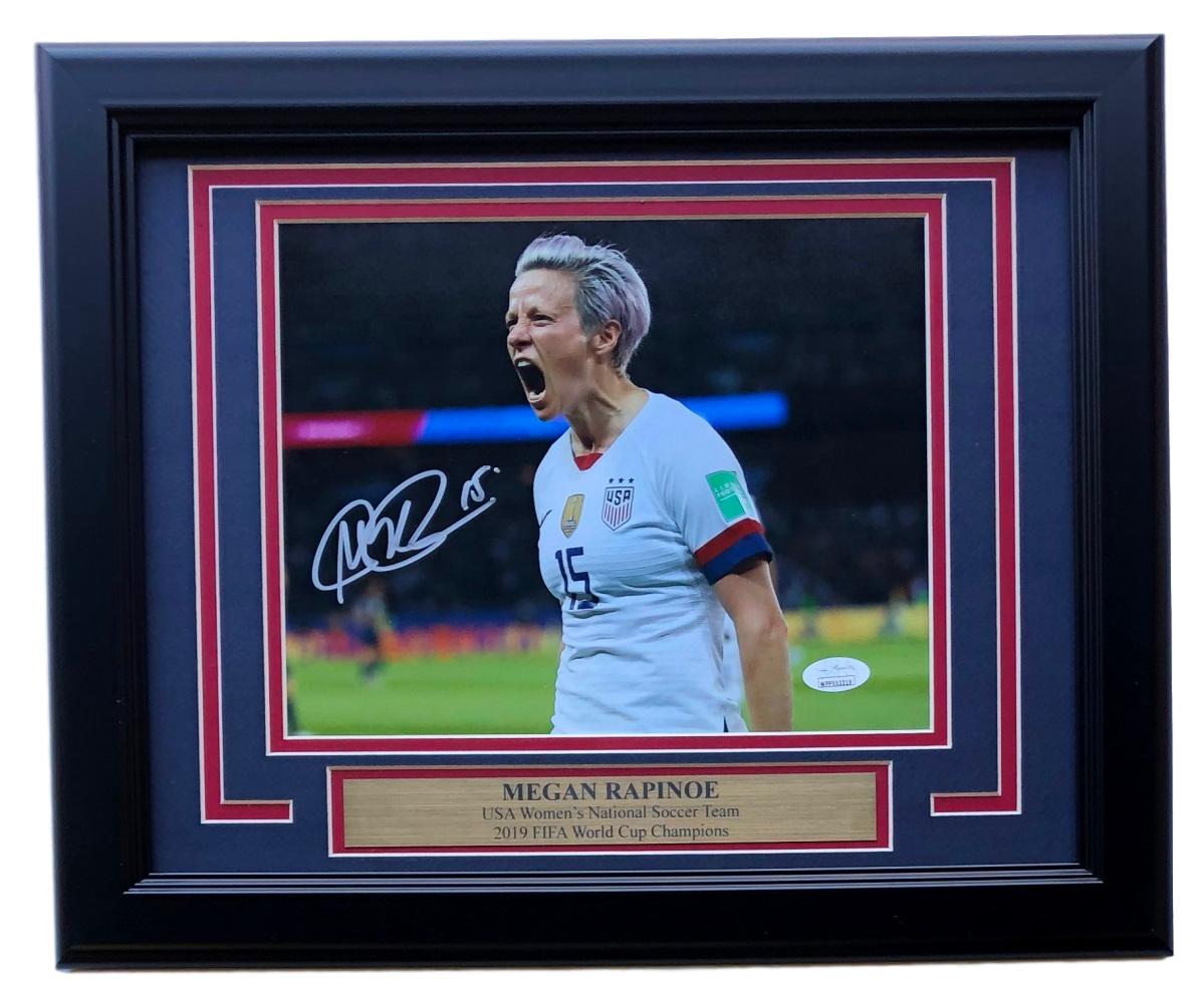Megan Rapinoe Signed 11x14 Custom Framed Photo Display (JSA COA) at PristineAuction.com Megan Rapinoe Signed 11x14 Custom Framed Photo Display (JSA COA) at PristineAuction.com