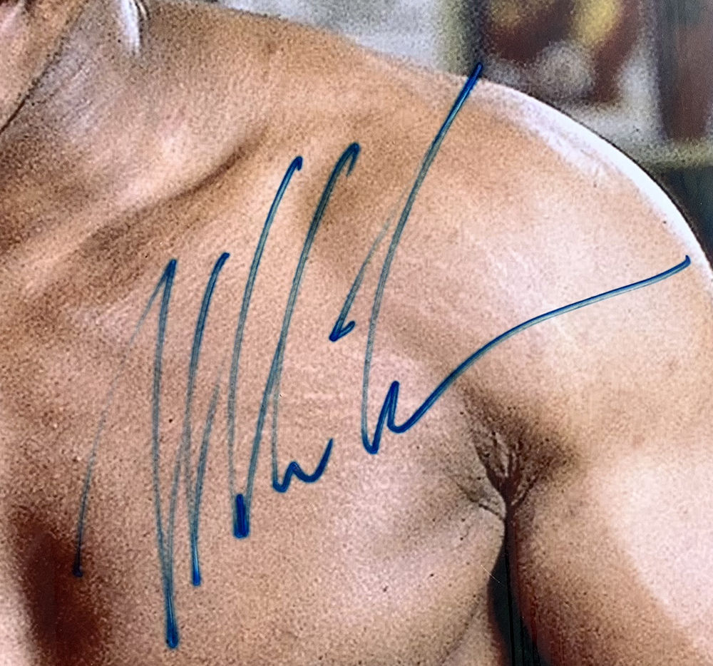 Mike Tyson Signed 22x27 Custom Framed Photo Display (JSA Hologram) at PristineAuction.com Mike Tyson Signed 22x27 Custom Framed Photo Display (JSA Hologram) at PristineAuction.com