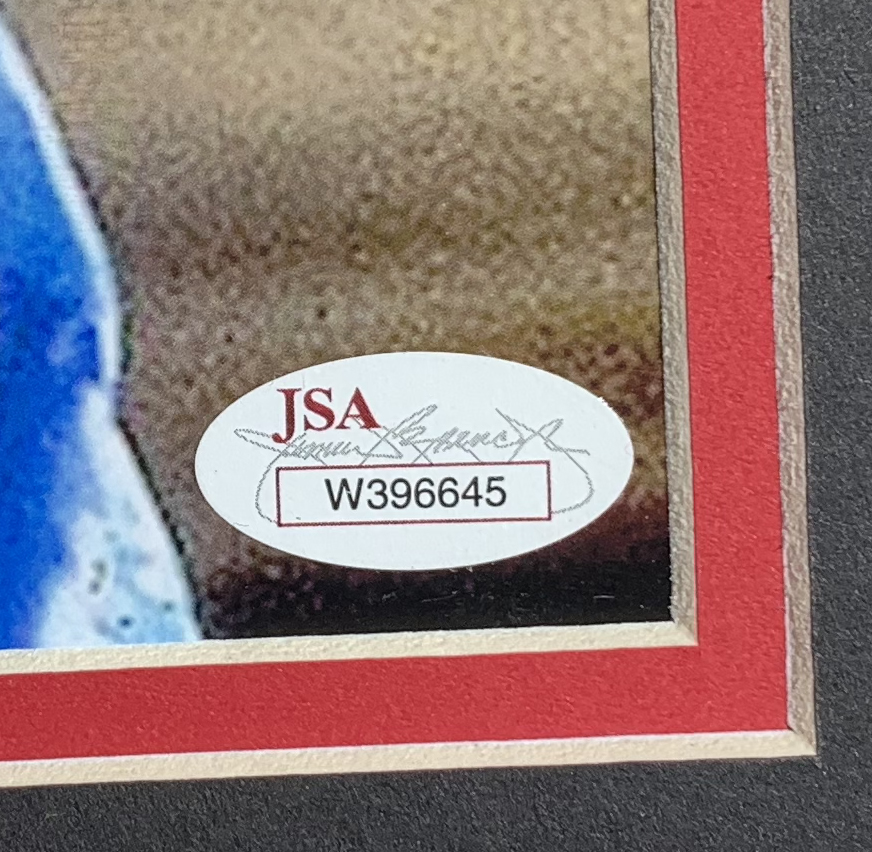 Mike Tyson Signed 22x27 Custom Framed Photo Display (JSA Hologram) at PristineAuction.com Mike Tyson Signed 22x27 Custom Framed Photo Display (JSA Hologram) at PristineAuction.com