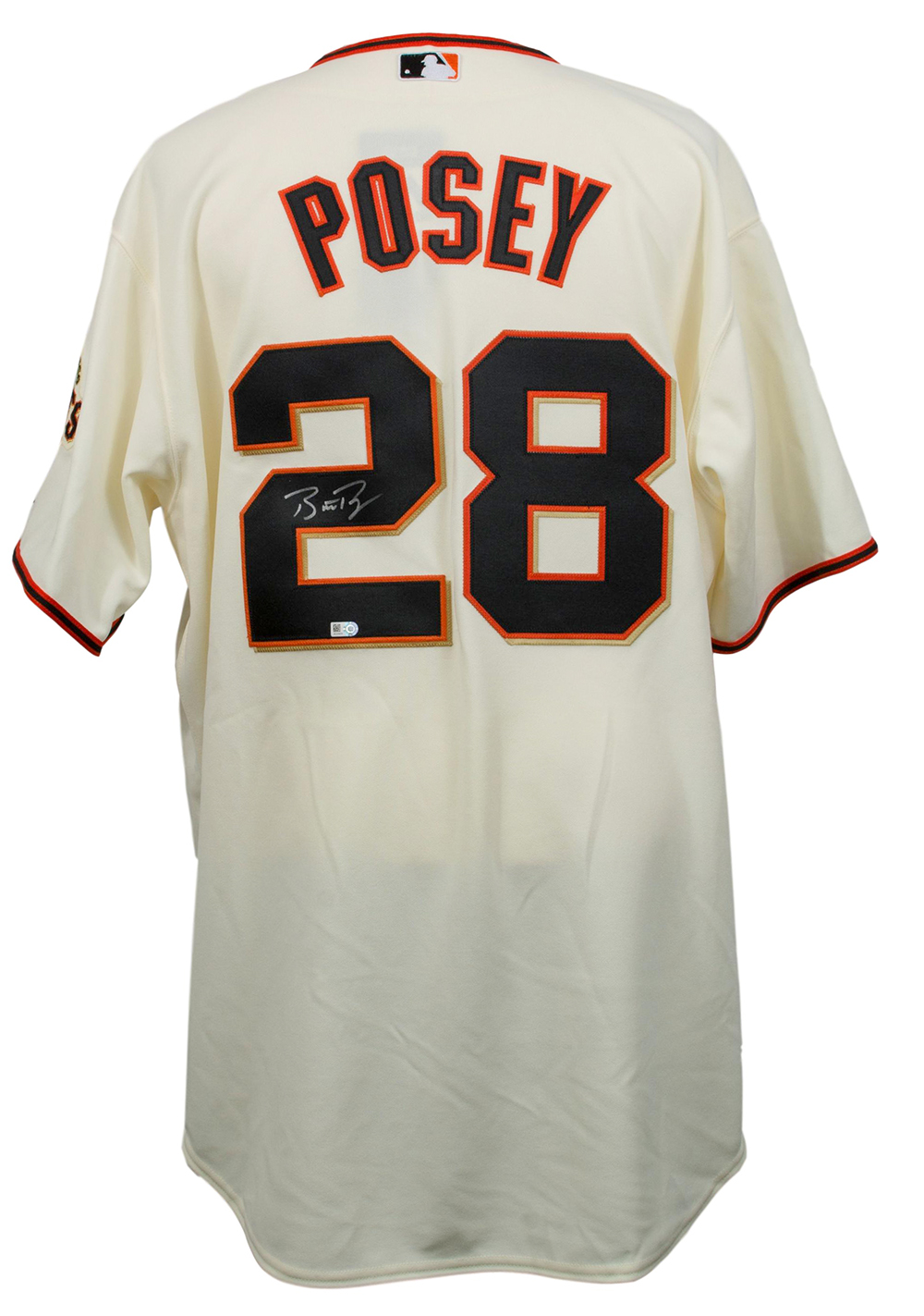 Buster Posey Signed San Francisco Giants Majestic Jersey (MLB Hologram) at PristineAuction.com Buster Posey Signed San Francisco Giants Majestic Jersey (MLB Hologram) at PristineAuction.com