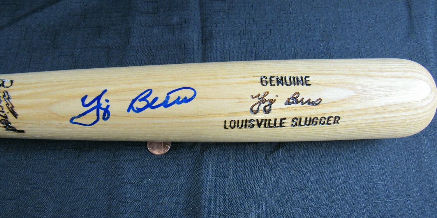 Yogi Berra Signed Louisville Slugger Player Model Baseball Bat (JSA COA) at PristineAuction.com Yogi Berra Signed Louisville Slugger Player Model Baseball Bat (JSA COA) at PristineAuction.com