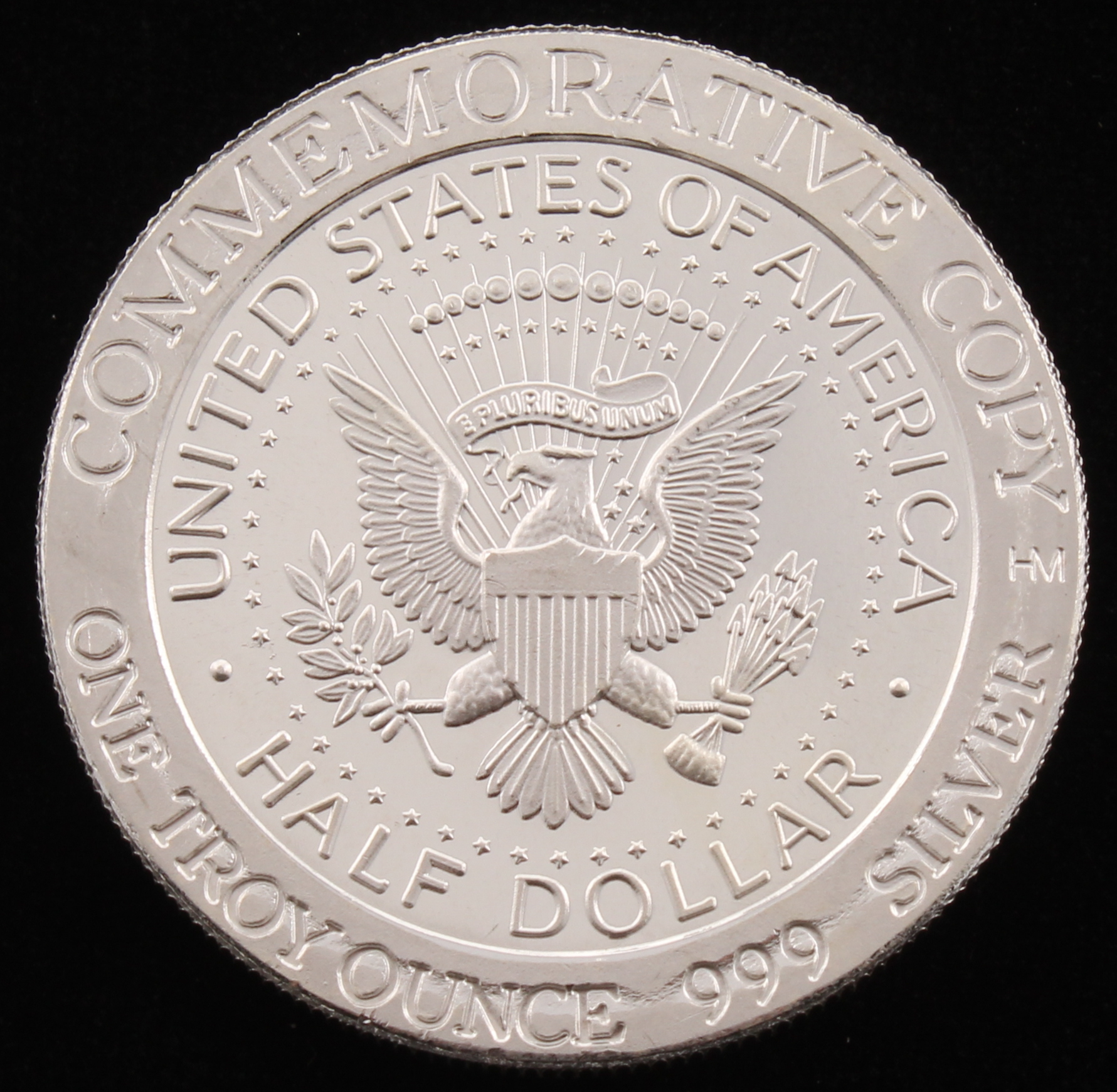 1964 John F. Kennedy Silver Half-Dollar 1 Troy Ounce .999 Fine Silver Commemorative Coin at PristineAuction.com 1964 John F. Kennedy Silver Half-Dollar 1 Troy Ounce .999 Fine Silver Commemorative Coin at PristineAuction.com