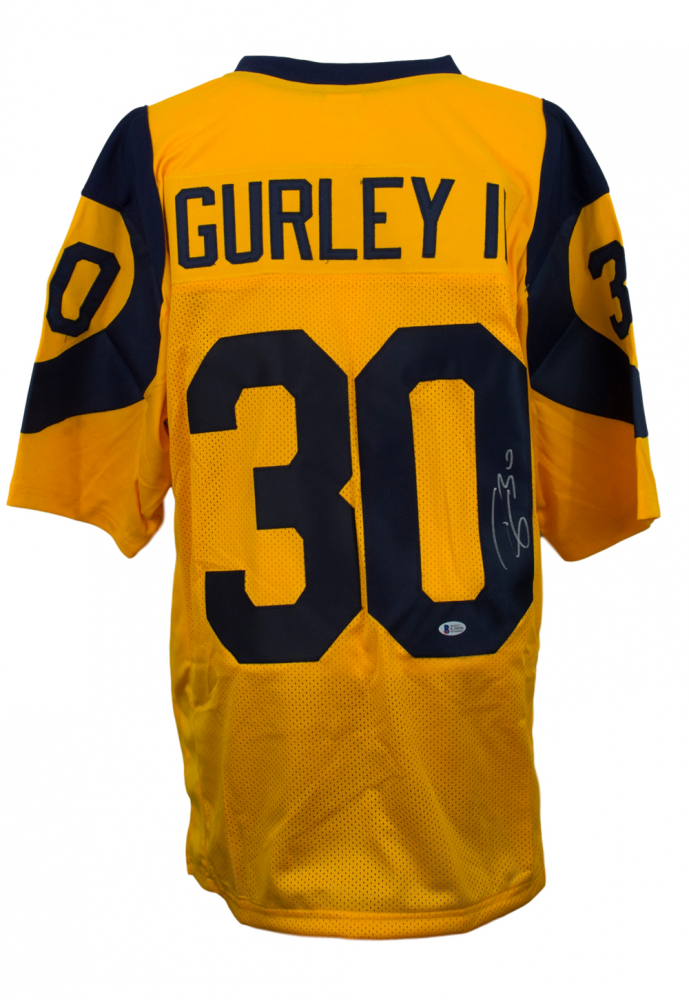 Photo Dédicacée Todd Gurley II – Los Angeles Rams – Certificat D'authenticité Beckett