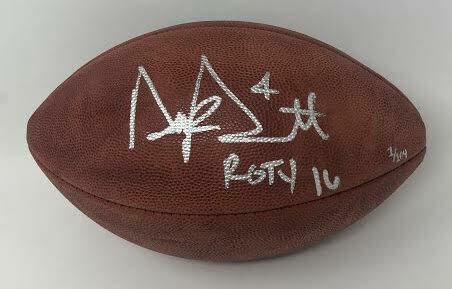 Dak Prescott Signed LE "The Duke" Official NFL Game Ball Inscribed "ROTY 16" (Steiner COA) at PristineAuction.com Dak Prescott Signed LE "The Duke" Official NFL Game Ball Inscribed "ROTY 16" (Steiner COA) at PristineAuction.com