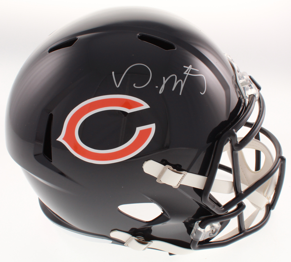 David Montgomery Signed Chicago Bears Full-Size Speed Helmet (JSA COA) at PristineAuction.com David Montgomery Signed Chicago Bears Full-Size Speed Helmet (JSA COA) at PristineAuction.com