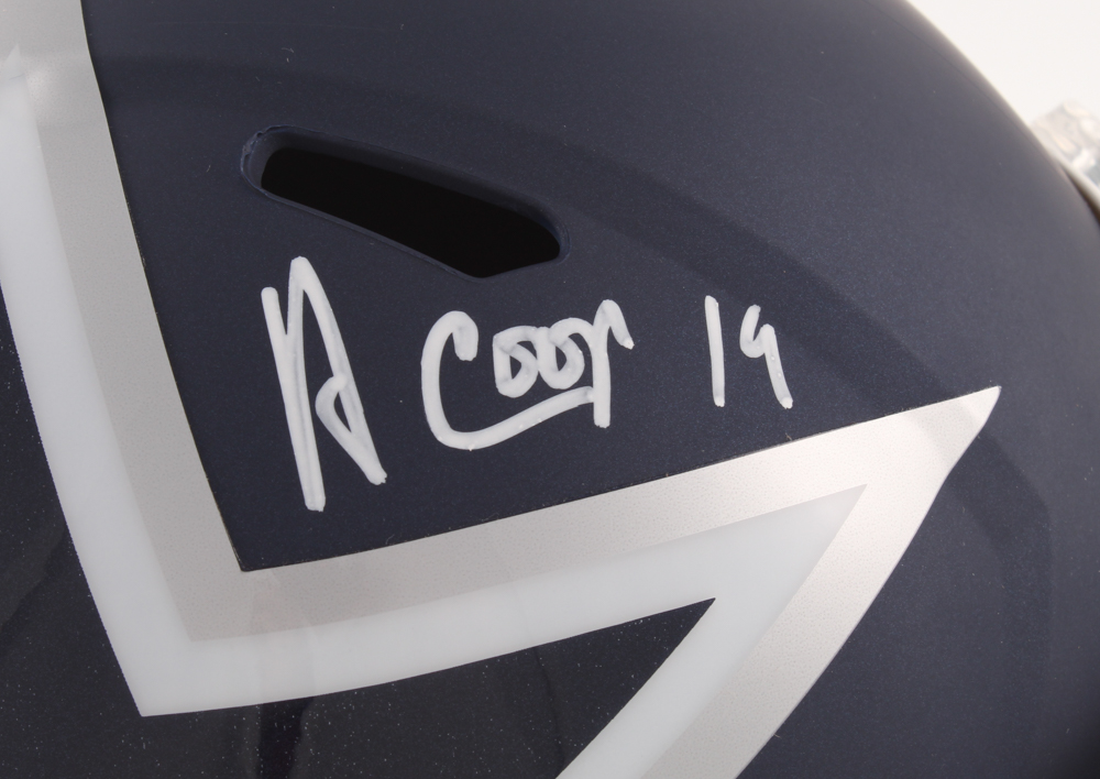 Dak Prescott & Amari Cooper Signed Dallas Cowboys Full-Size AMP Alternate Speed (Beckett COA & Prescott Hologram) at PristineAuction.com Dak Prescott & Amari Cooper Signed Dallas Cowboys Full-Size AMP Alternate Speed (Beckett COA & Prescott Hologram) at PristineAuction.com