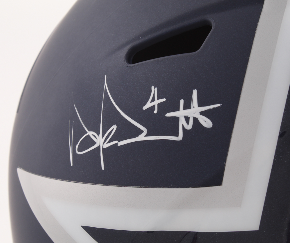 Dak Prescott & Amari Cooper Signed Dallas Cowboys Full-Size AMP Alternate Speed (Beckett COA & Prescott Hologram) at PristineAuction.com Dak Prescott & Amari Cooper Signed Dallas Cowboys Full-Size AMP Alternate Speed (Beckett COA & Prescott Hologram) at PristineAuction.com