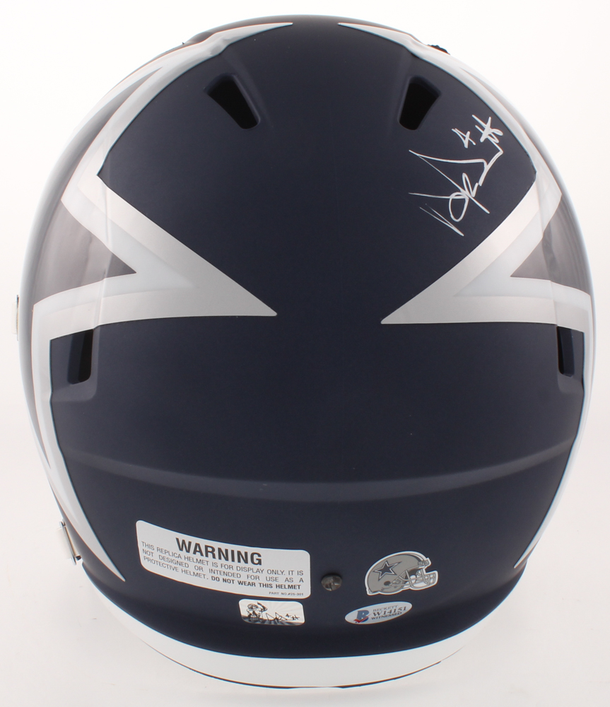 Dak Prescott & Amari Cooper Signed Dallas Cowboys Full-Size AMP Alternate Speed (Beckett COA & Prescott Hologram) at PristineAuction.com Dak Prescott & Amari Cooper Signed Dallas Cowboys Full-Size AMP Alternate Speed (Beckett COA & Prescott Hologram) at PristineAuction.com