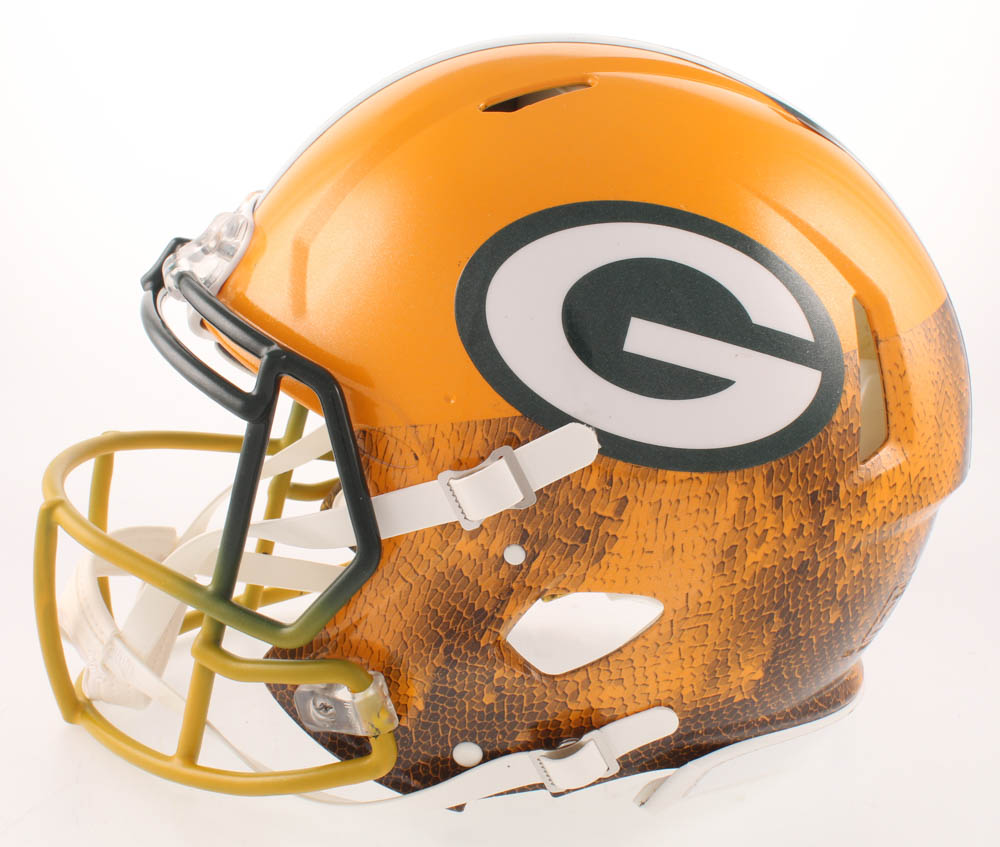 Jordy Nelson Signed Green Bay Packers Full-Size Authentic On-Field Hydro-Dipped Speed Helmet (JSA Hologram) at PristineAuction.com Jordy Nelson Signed Green Bay Packers Full-Size Authentic On-Field Hydro-Dipped Speed Helmet (JSA Hologram) at PristineAuction.com