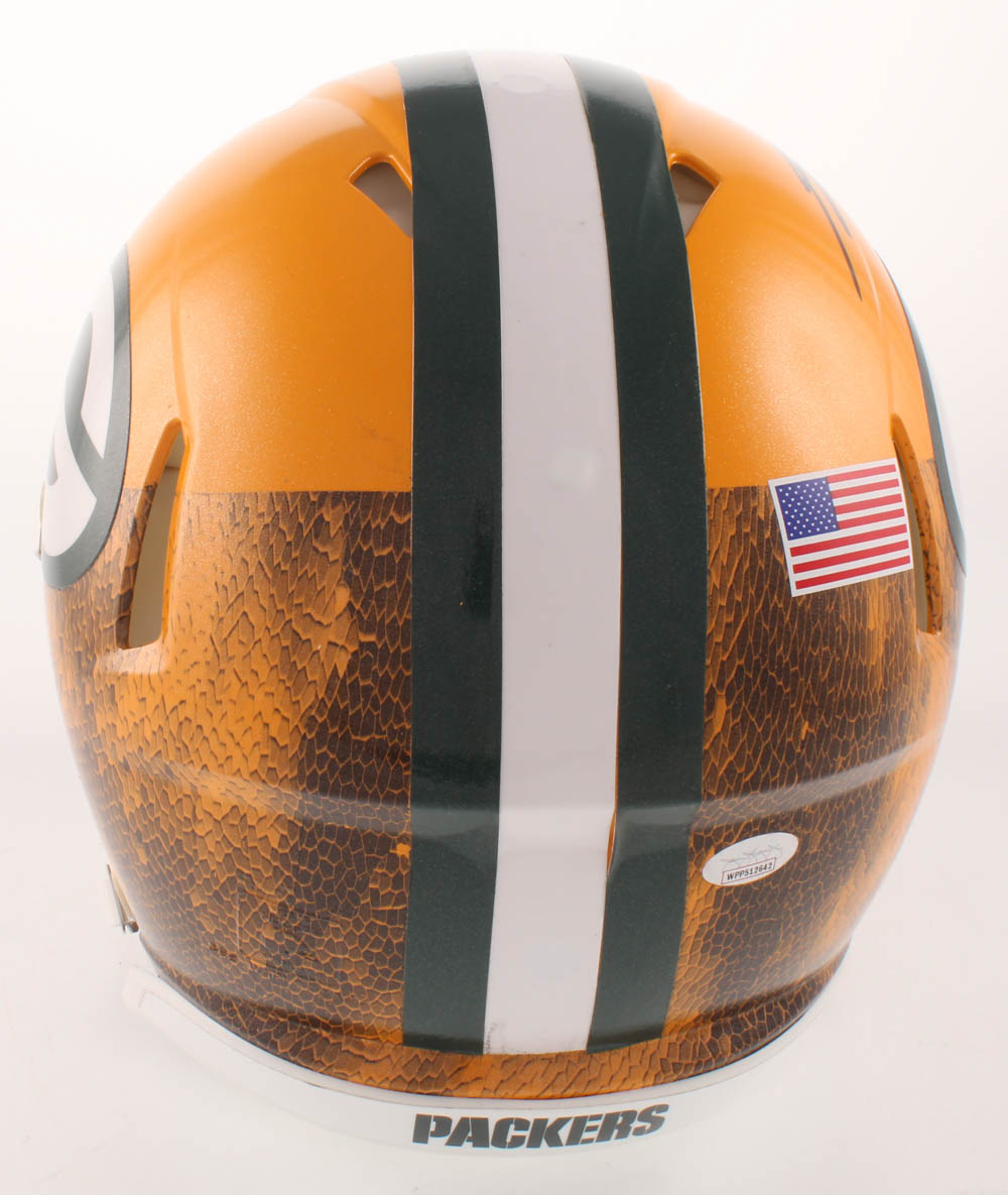 Jordy Nelson Signed Green Bay Packers Full-Size Authentic On-Field Hydro-Dipped Speed Helmet (JSA Hologram) at PristineAuction.com Jordy Nelson Signed Green Bay Packers Full-Size Authentic On-Field Hydro-Dipped Speed Helmet (JSA Hologram) at PristineAuction.com