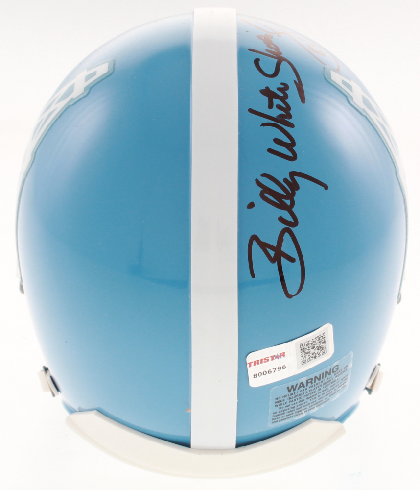 Billy "White Shoes" Johnson Signed Houston Oilers Mini Helmet (TriStar