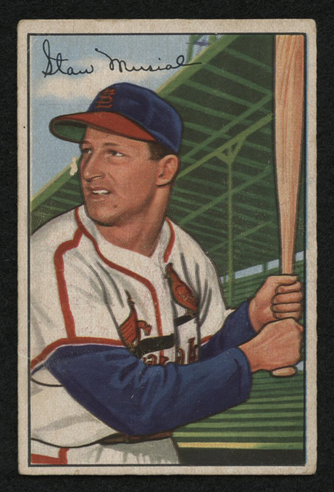 1952 Bowman #196 Stan Musial at PristineAuction.com 1952 Bowman #196 Stan Musial at PristineAuction.com