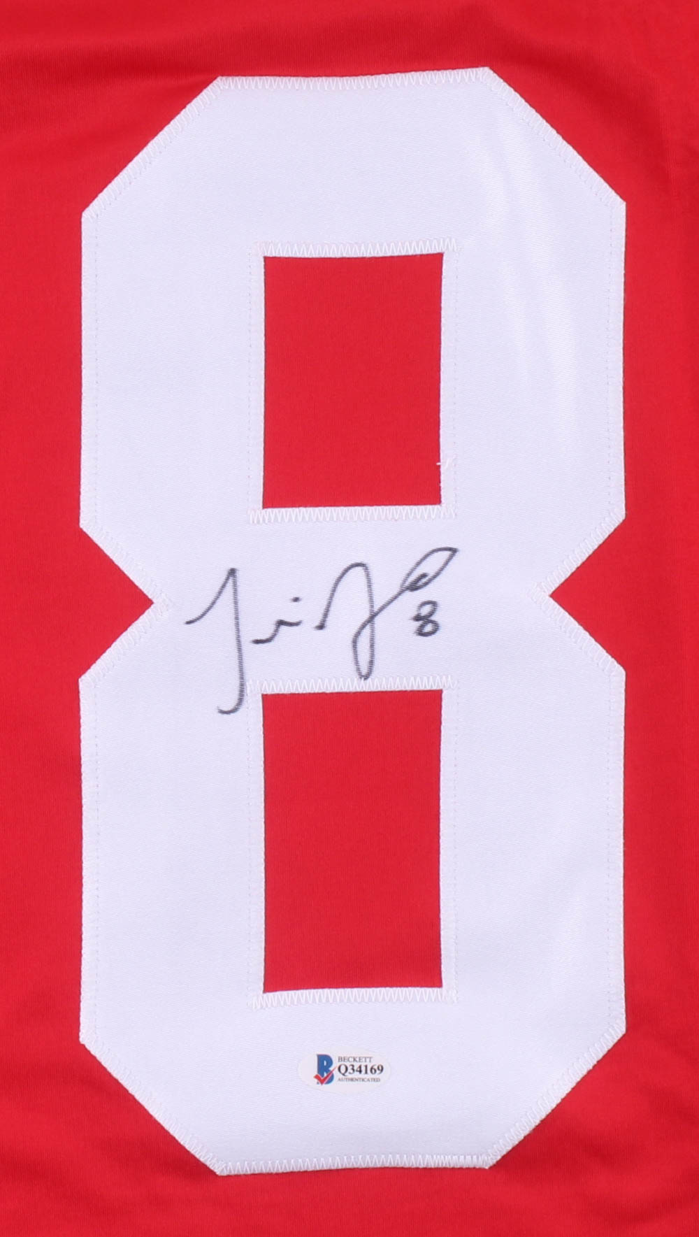 Justin Abdelkader Signed Jersey (Beckett COA) at PristineAuction.com Justin Abdelkader Signed Jersey (Beckett COA) at PristineAuction.com