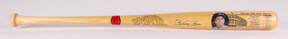 Pee Wee Reese Signed LE Cooperstown Bat Company Career Highlight Stat Baseball Bat (Cooperstown Bat COA) at PristineAuction.com Pee Wee Reese Signed LE Cooperstown Bat Company Career Highlight Stat Baseball Bat (Cooperstown Bat COA) at PristineAuction.com