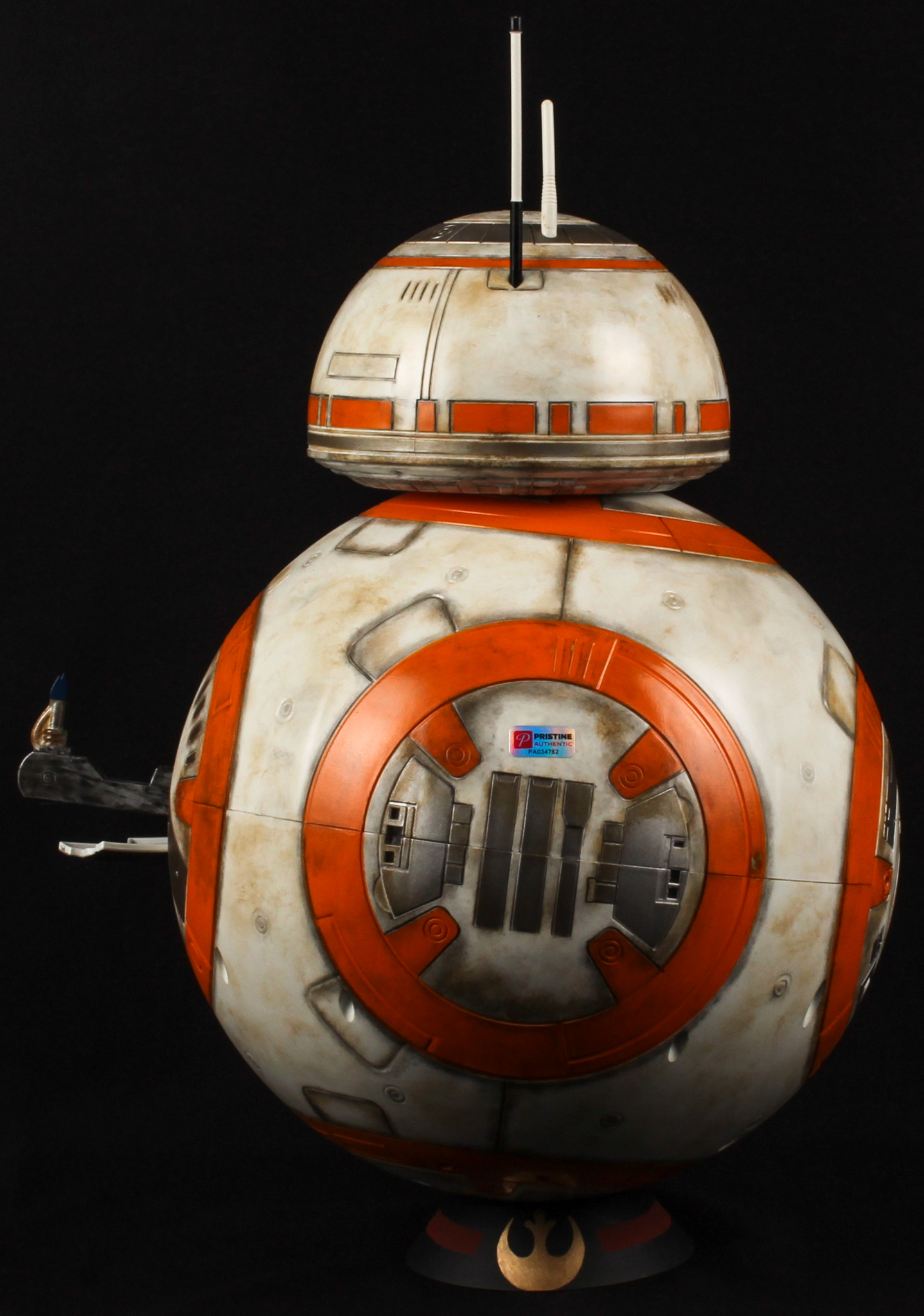 Brian Herring Signed Disney "Star Wars: The Force Awakens" Big-Figs Deluxe 18" Custom Hand-Painted BB-8 Figure Inscribed "Keep Rolling" & "BB-8" with Hand-Drawn BB-8 Sketch - 1/1 (PA COA) at PristineAuction.com Brian Herring Signed Disney "Star Wars: The Force Awakens" Big-Figs Deluxe 18" Custom Hand-Painted BB-8 Figure Inscribed "Keep Rolling" & "BB-8" with Hand-Drawn BB-8 Sketch - 1/1 (PA COA) at PristineAuction.com