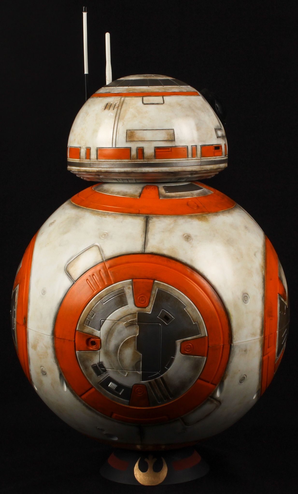 Brian Herring Signed Disney "Star Wars: The Force Awakens" Big-Figs Deluxe 18" Custom Hand-Painted BB-8 Figure Inscribed "Keep Rolling" & "BB-8" with Hand-Drawn BB-8 Sketch - 1/1 (PA COA) at PristineAuction.com Brian Herring Signed Disney "Star Wars: The Force Awakens" Big-Figs Deluxe 18" Custom Hand-Painted BB-8 Figure Inscribed "Keep Rolling" & "BB-8" with Hand-Drawn BB-8 Sketch - 1/1 (PA COA) at PristineAuction.com