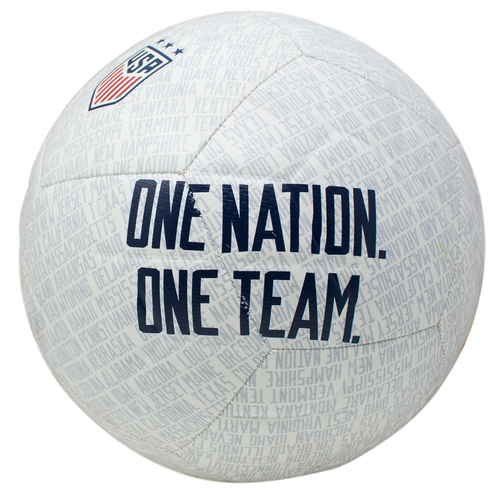 Megan Rapinoe Signed Team USA Logo Nike Soccer Ball (JSA COA) at PristineAuction.com Megan Rapinoe Signed Team USA Logo Nike Soccer Ball (JSA COA) at PristineAuction.com