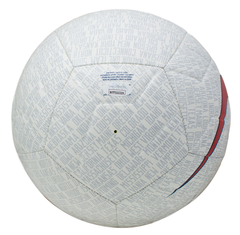 Megan Rapinoe Signed Team USA Logo Nike Soccer Ball (JSA COA) at PristineAuction.com Megan Rapinoe Signed Team USA Logo Nike Soccer Ball (JSA COA) at PristineAuction.com