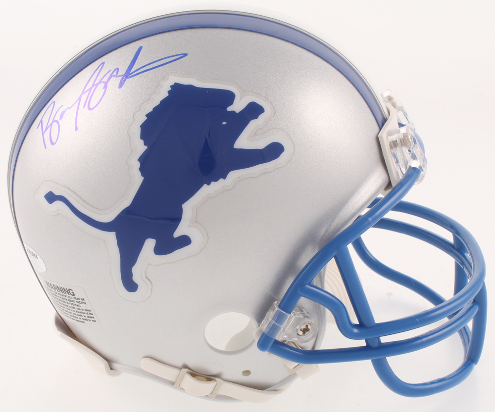 Barry Sanders Signed Detroit Lions Throwback Mini Helmet (Schwartz COA) at PristineAuction.com Barry Sanders Signed Detroit Lions Throwback Mini Helmet (Schwartz COA) at PristineAuction.com