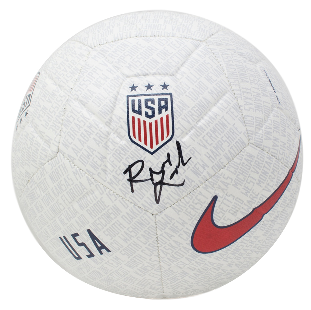 Rose Lavelle Signed Team USA Nike Soccer Ball (JSA COA) at PristineAuction.com Rose Lavelle Signed Team USA Nike Soccer Ball (JSA COA) at PristineAuction.com