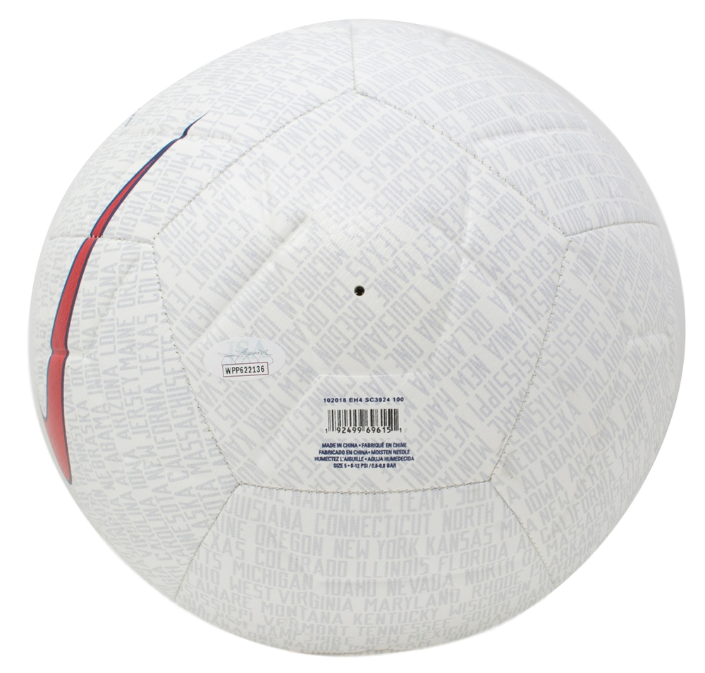 Rose Lavelle Signed Team USA Nike Soccer Ball (JSA COA) at PristineAuction.com Rose Lavelle Signed Team USA Nike Soccer Ball (JSA COA) at PristineAuction.com