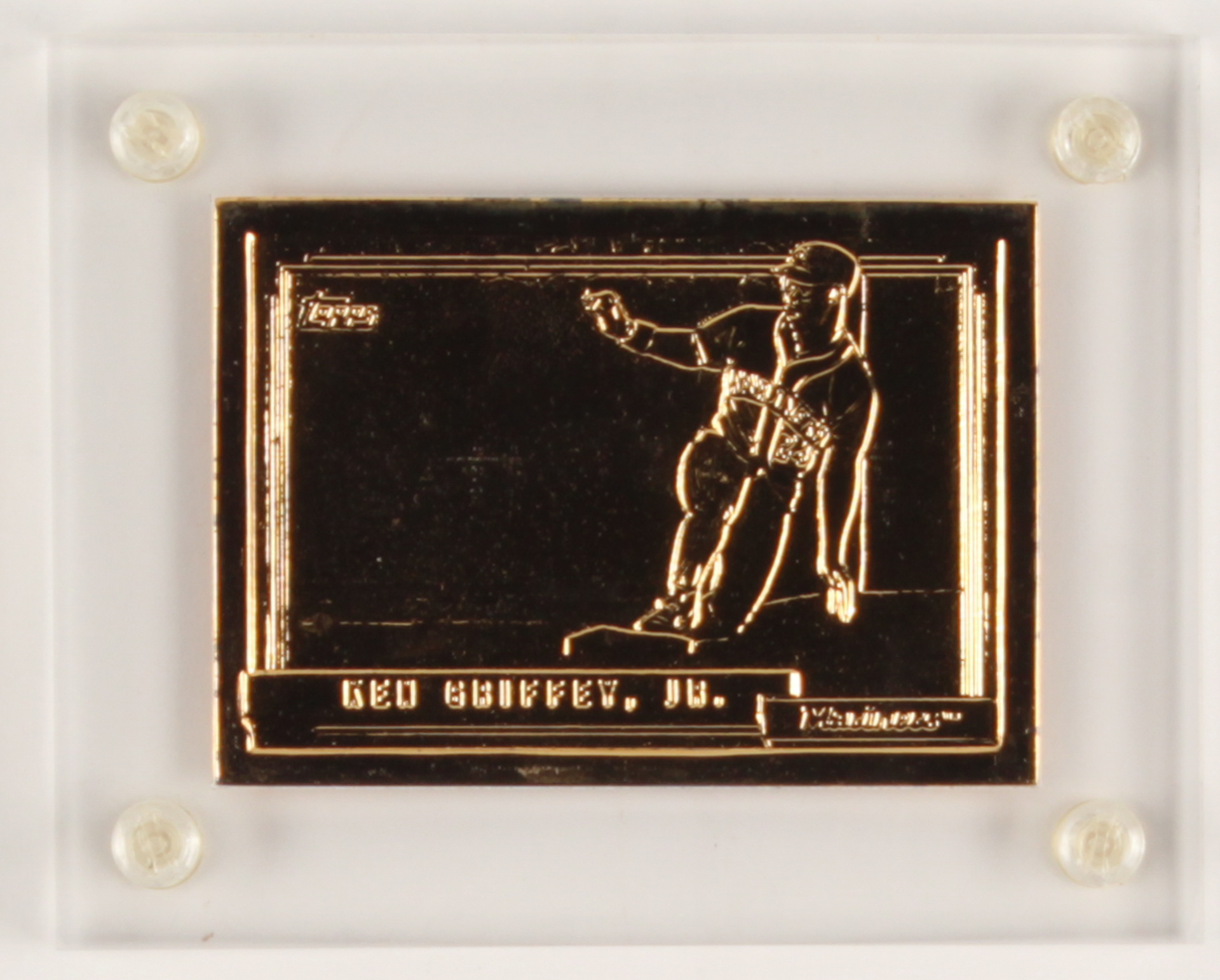 1994 Highland Mint Mint-Cards Topps #17 Ken Griffey Jr. 92 / G / 500 (Highland Mint COA) at PristineAuction.com 1994 Highland Mint Mint-Cards Topps #17 Ken Griffey Jr. 92 / G / 500 (Highland Mint COA) at PristineAuction.com