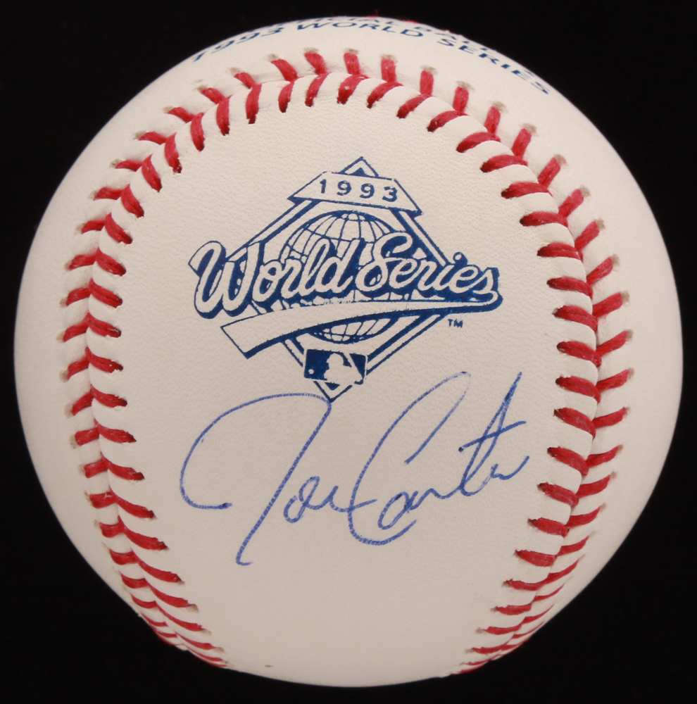 Joe Carter Signed 1993 World Series Baseball (JSA COA) at PristineAuction.com Joe Carter Signed 1993 World Series Baseball (JSA COA) at PristineAuction.com