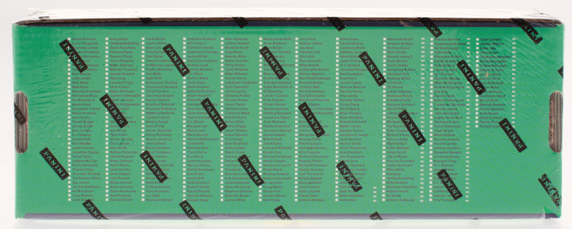 2018 Panini Donruss Football Card Complete Set of (400) Cards with (1) Exclusive Rookie Threads Green Card at PristineAuction.com 2018 Panini Donruss Football Card Complete Set of (400) Cards with (1) Exclusive Rookie Threads Green Card at PristineAuction.com