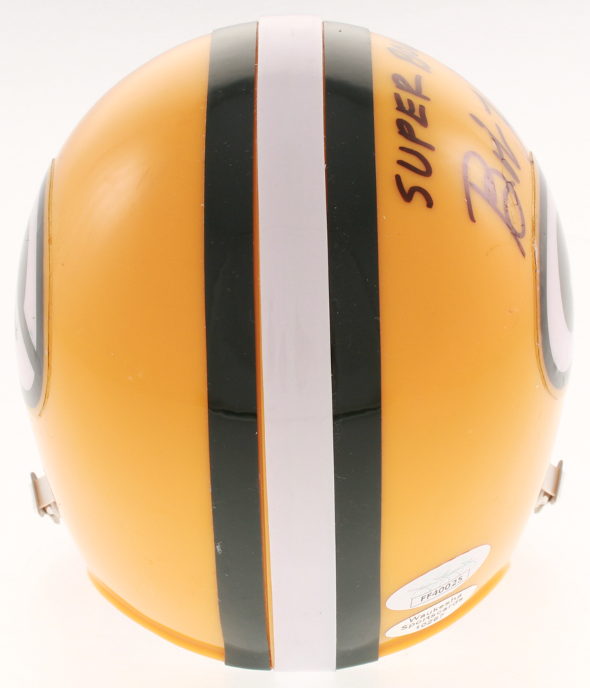 Bob Hyland Signed Green Bay Packers Throwback Suspension Mini-Helmet Inscribed "Super Bowl II" (JSA COA) at PristineAuction.com Bob Hyland Signed Green Bay Packers Throwback Suspension Mini-Helmet Inscribed "Super Bowl II" (JSA COA) at PristineAuction.com