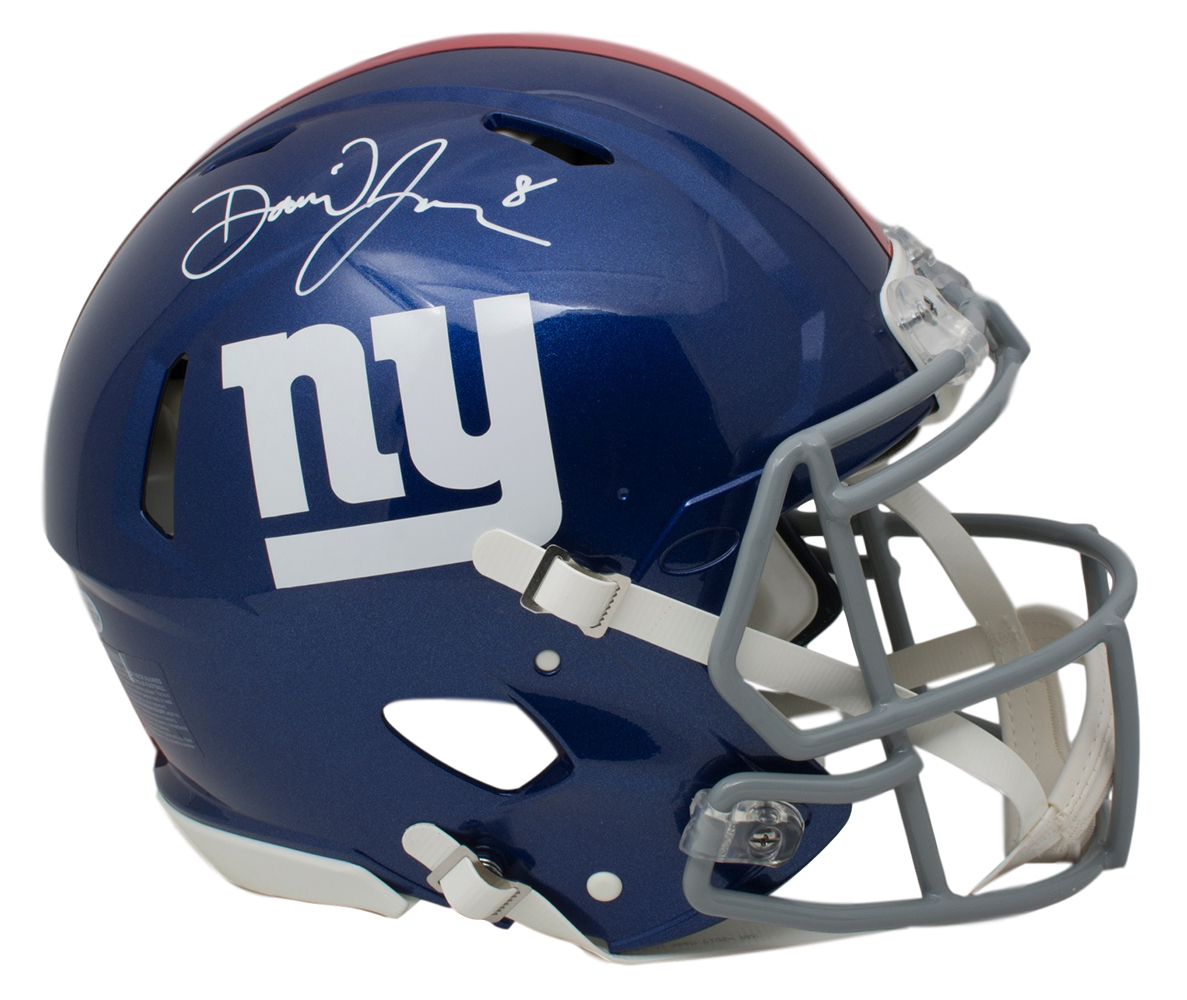 Daniel Jones Signed Giants Full-Size Authentic On-Field Speed Helmet (Beckett COA) at PristineAuction.com Daniel Jones Signed Giants Full-Size Authentic On-Field Speed Helmet (Beckett COA) at PristineAuction.com