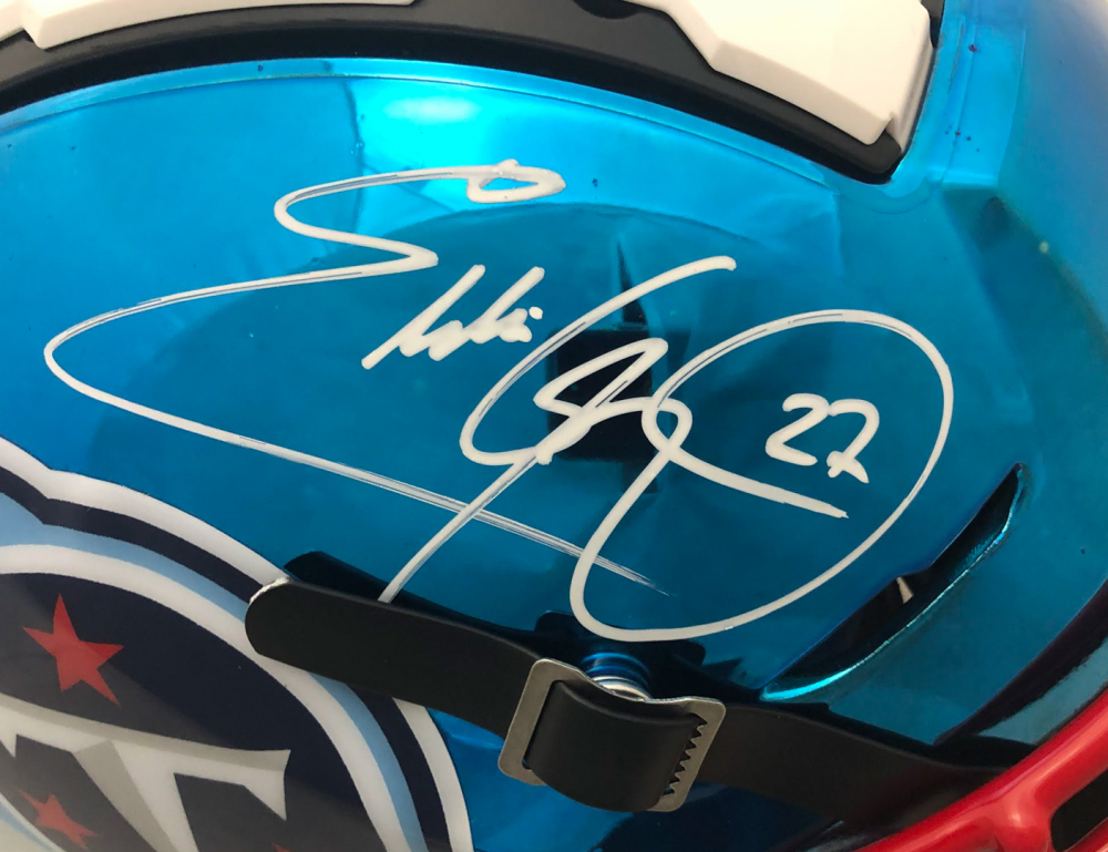Eddie George Signed Tennessee Titans Full-Size Authentic &hellip;