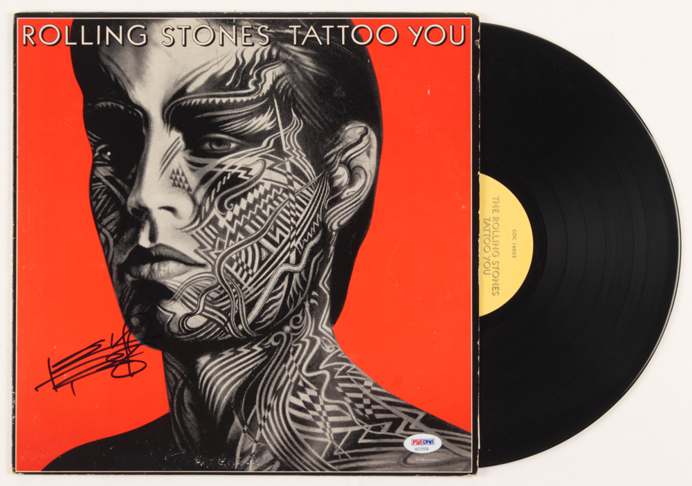 Keith Richards Signed The Rolling Stones "Tattoo You" Vinyl Record Album (PSA LOA) at PristineAuction.com Keith Richards Signed The Rolling Stones "Tattoo You" Vinyl Record Album (PSA LOA) at PristineAuction.com