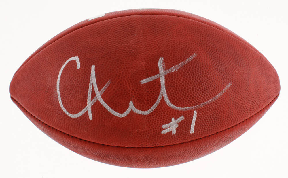 Cam Newton Signed "The Duke" Official NFL Game Ball (Newton COA) at PristineAuction.com Cam Newton Signed "The Duke" Official NFL Game Ball (Newton COA) at PristineAuction.com
