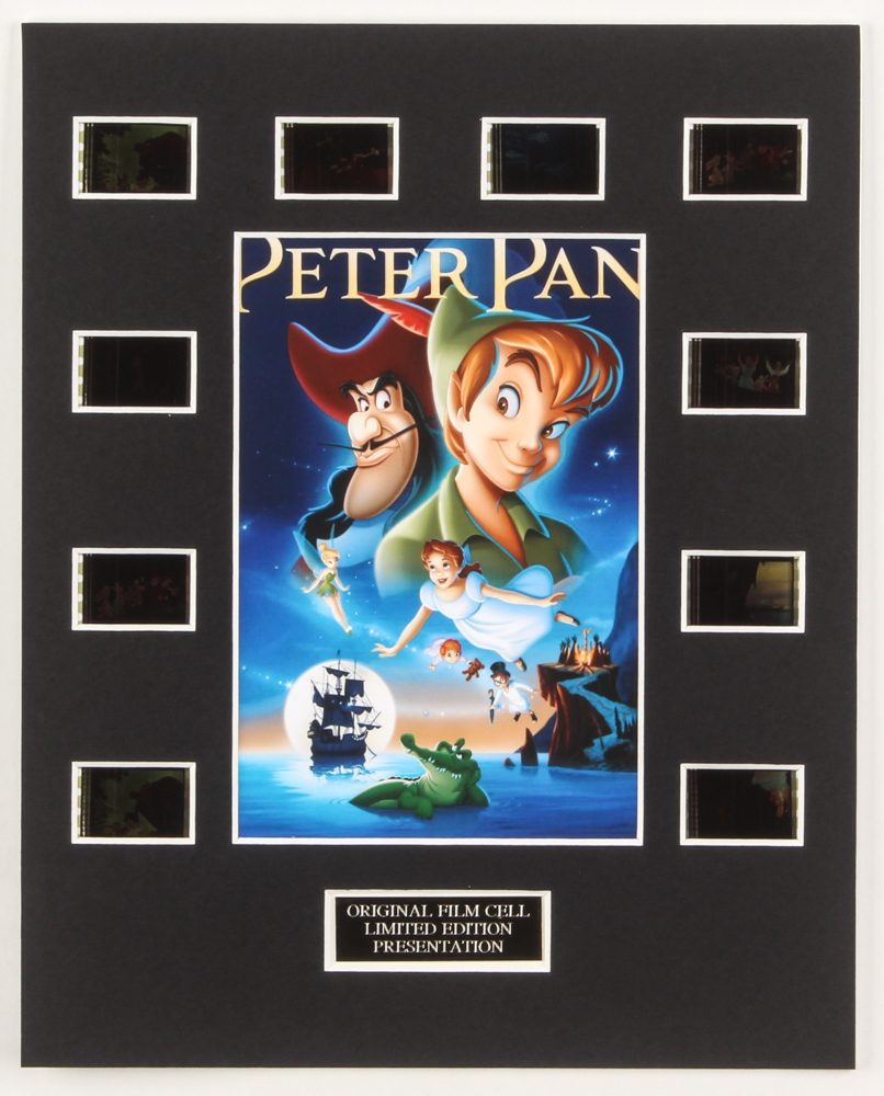 "Peter Pan" LE 8x10 Custom Matted Original Film / Movie Cell Display at PristineAuction.com "Peter Pan" LE 8x10 Custom Matted Original Film / Movie Cell Display at PristineAuction.com