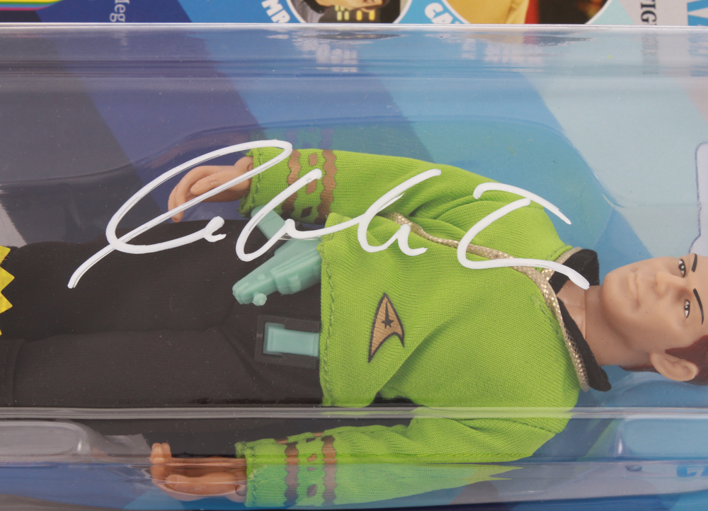 Lot of (2) Signed "Star Trek" Figures with William Shatner & Bobby Clark (JSA COA) at PristineAuction.com Lot of (2) Signed "Star Trek" Figures with William Shatner & Bobby Clark (JSA COA) at PristineAuction.com