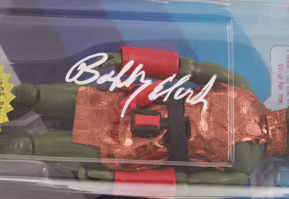 Lot of (2) Signed "Star Trek" Figures with William Shatner & Bobby Clark (JSA COA) at PristineAuction.com Lot of (2) Signed "Star Trek" Figures with William Shatner & Bobby Clark (JSA COA) at PristineAuction.com